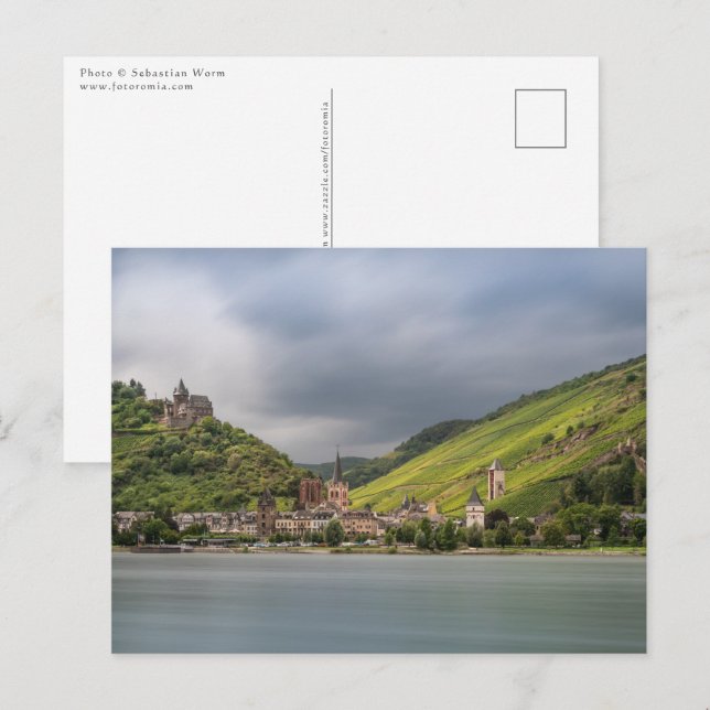 Bacharach am Rhein - Deutschland Postkarte (Vorne/Hinten)