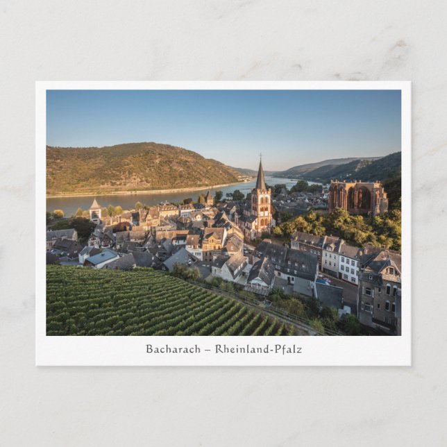 Bacharach Germany Postkarte (Vorderseite)