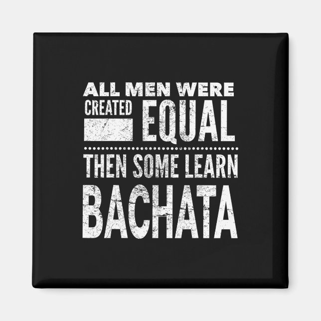 Bachata Dancing Latin Lover Dancers Fun Men Dance Magnet (Vorne)