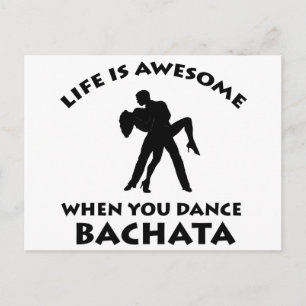 Bachata-Design Postkarte
