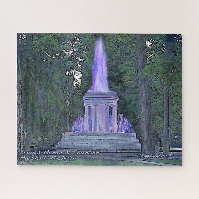 Bäche Erinnerungsbrunnen, Puzzle Marshalls (Horizontal)
