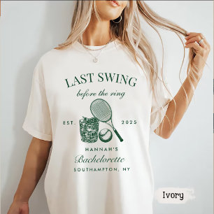 Bache Green Letzter Schwung Vor Dem Ring Tennis T-Shirt