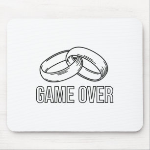 Bachelor Bachelorette Brautparty Bride Groom St Mousepad