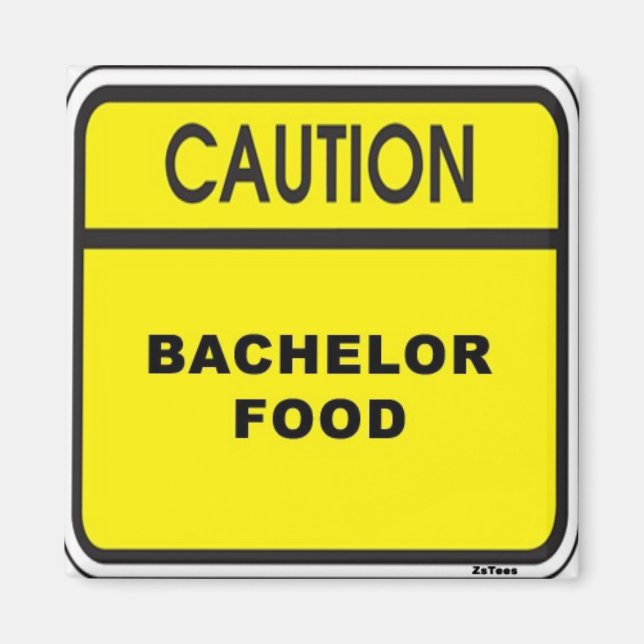 Bachelor Food Magnet (Vorne)