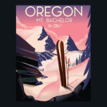 Bachelor Oregon Skifahrplakat Poster<br><div class="desc">Mt.Bachelor Oregon Ski Reise Poster Vintage Reise Print Art.</div>