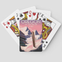 Bachelor Oregon Skifahrplakat