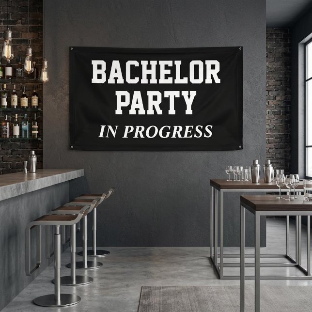 Bachelor-Partei im Gange Banner (Von Creator hochgeladen)