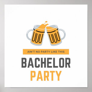 Bachelor-Partei Poster