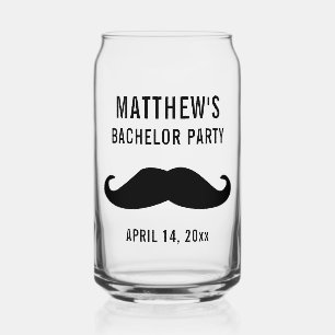 Bachelor Party Black Mustache Mariage Favor Bière