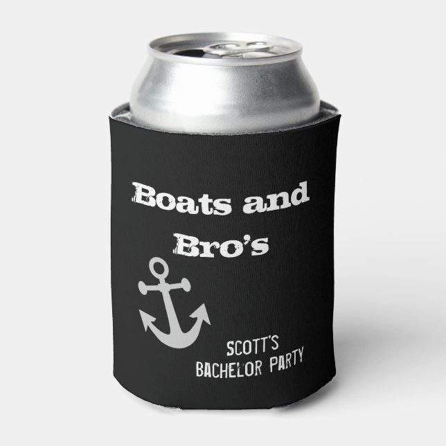 Bachelor Party Boote und Bootsee Dosenkühler (Kanne Vorderseite)