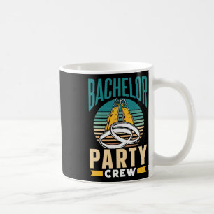 Bachelor Party Crew Groom Bridge Team Kaffeetasse