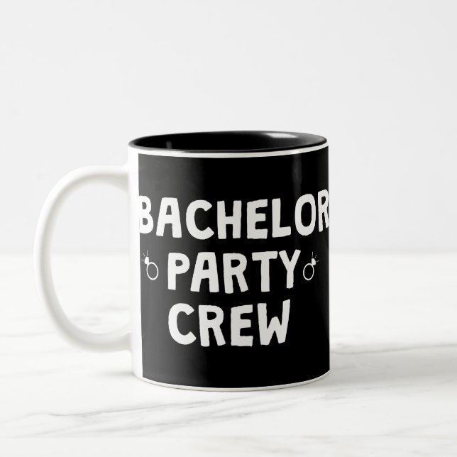 BACHELOR PARTY CREW ZWEIFARBIGE TASSE (Links)