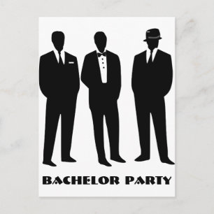 Bachelor-Party-Einladung, Bräutigam-Dusche Einladungspostkarte