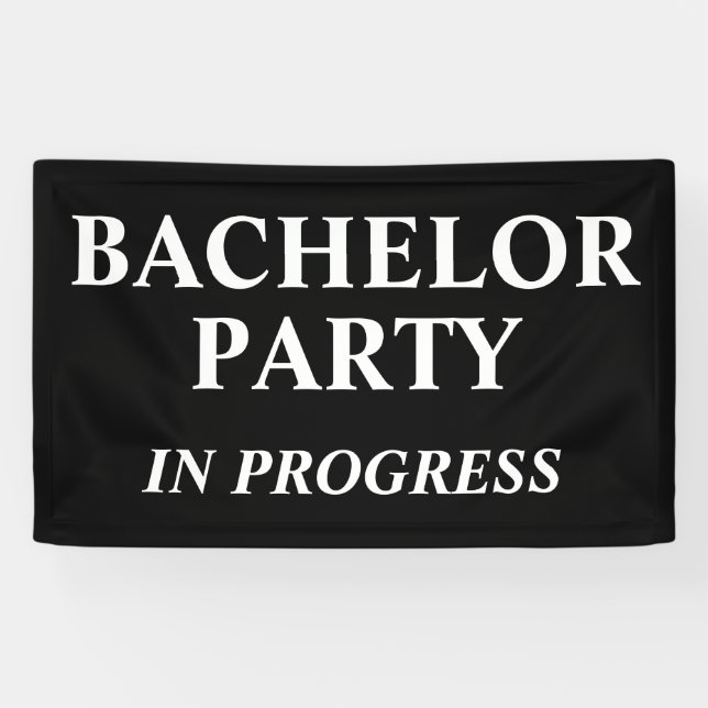 Bachelor Party en cours Bannière (Horizontal)