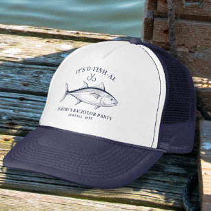 Bachelor Party Fishing Trip Custom Truckerkappe