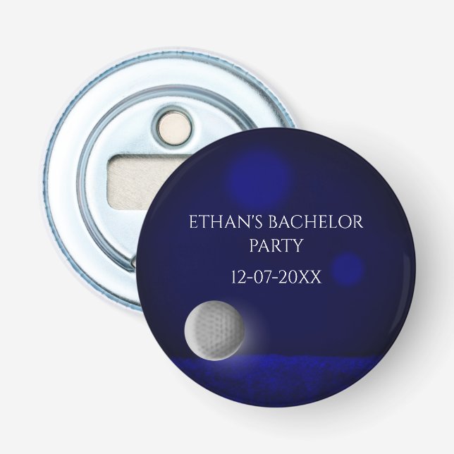 Bachelor-Party für Navy Golf Ball Golf Flaschenöffner (Vorderseite)