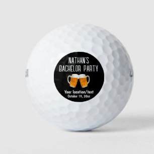 Bachelor Party Gastgeschenk Hochzeit Beer Cheer Golfball