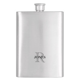 Bachelor Party Groom Flask Monogram Gift Flachmann