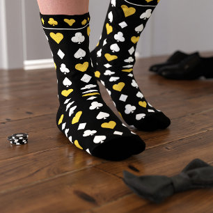 Bachelor Party Groom Poker Night Custom Sounds Socken