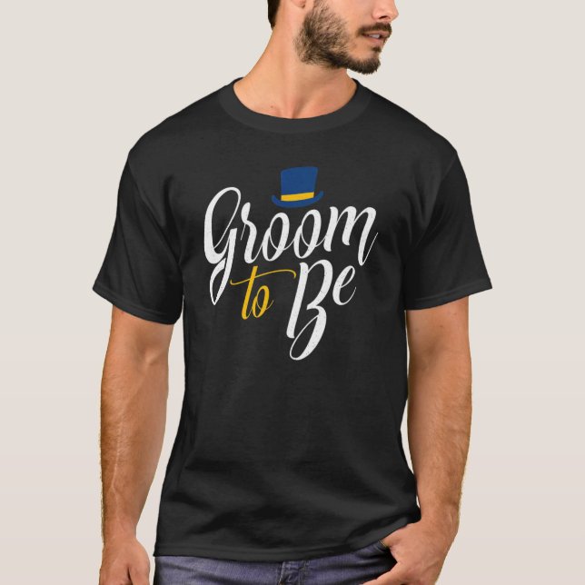 Bachelor Party Groom zu Stab Wedding Party Mens T-Shirt (Vorderseite)