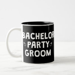 BÄCHELOR PARTY GROOM ZWEIFARBIGE TASSE