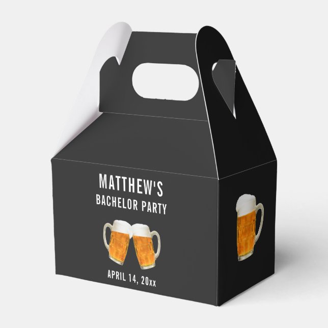 Bachelor Party Hochzeitsgeschenk Biere Cheers Geschenkschachtel (Vorderseite)