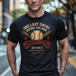 Bachelor-Party im letzten Swing Baseball T-Shirt