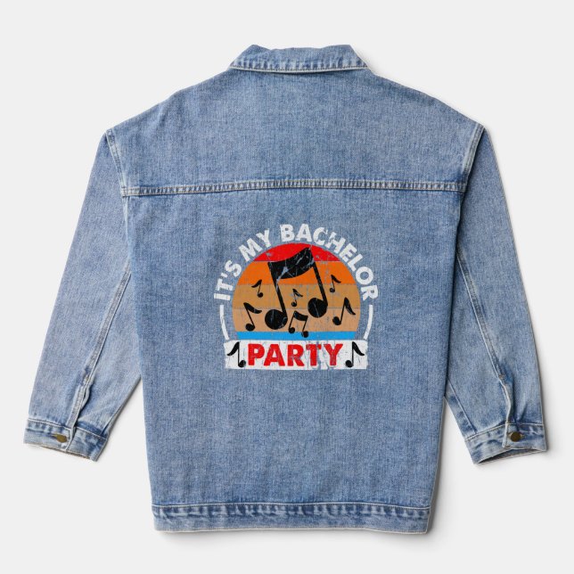 Bachelor-Party Jeansjacke (Rückseite)