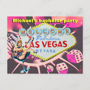 Bachelor Party Las Vegas Einladung