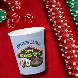 Bachelor Party Las Vegas Trip Casino Pappbecher