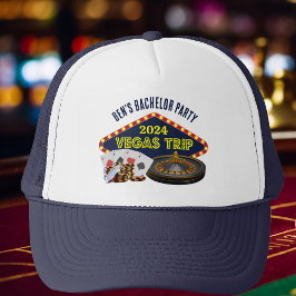 Bachelor Party Las Vegas Trip Casino Truckerkappe