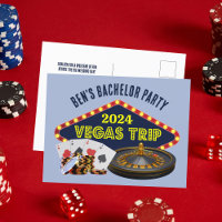Bachelor Party Las Vegas Trip Invitation