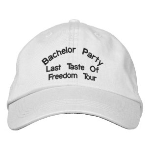 Bachelor Party, letzter Genuss der Freiheitsreise Bestickte Baseballkappe
