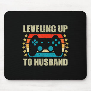 Bachelor-Party-Leveln für husbändisches Gaming Mousepad