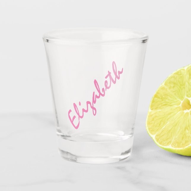 Bachelor Party mit personalisiertem Individuelle N Schnapsglas (Vorderseite)