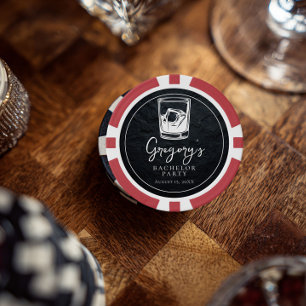 Bachelor Party modern und stilvoll Pokerchips