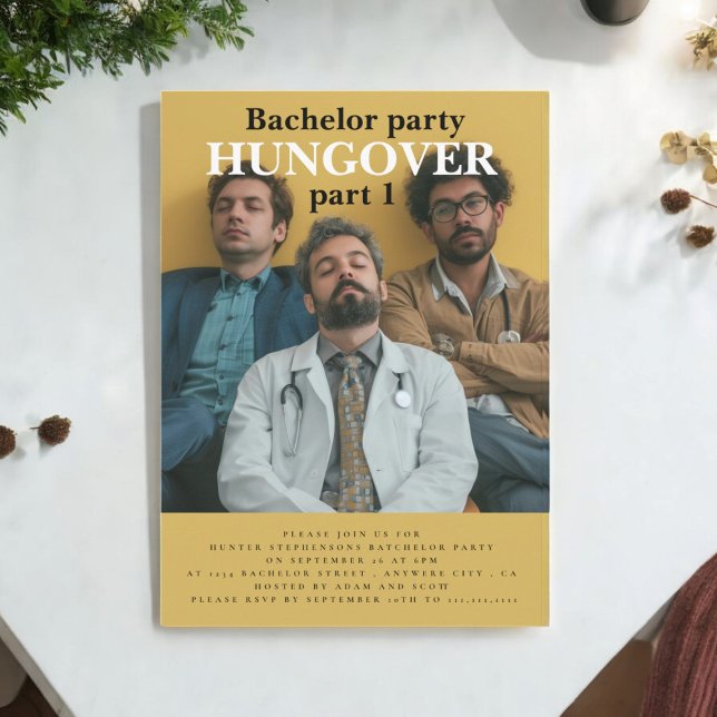 Bachelor Party Moderne Einladung (Von Creator hochgeladen)