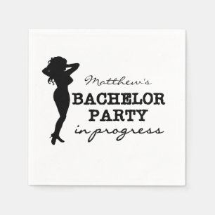 Bachelor Party Personalisiert Paper Napkins Serviette