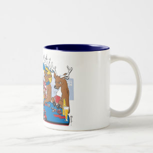 Bachelor Party Poker Player Zweifarbige Tasse