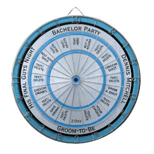 Bachelor Party Regulation Dart Board Dartscheibe