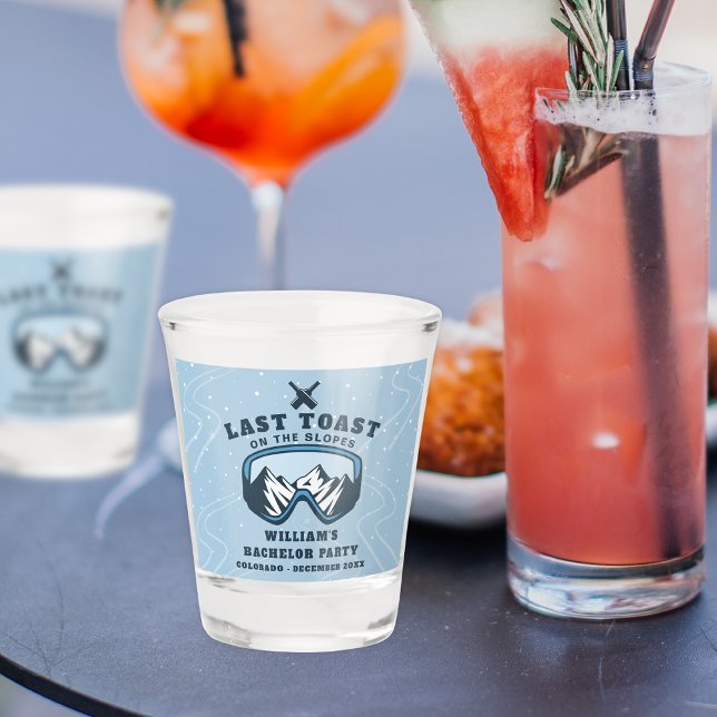 Bachelor Party Ski Resort Wochenende Schnapsglas (Von Creator hochgeladen)