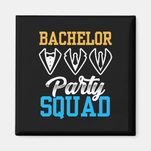 Bachelor Party Squad Bridge Team Groom Magnet