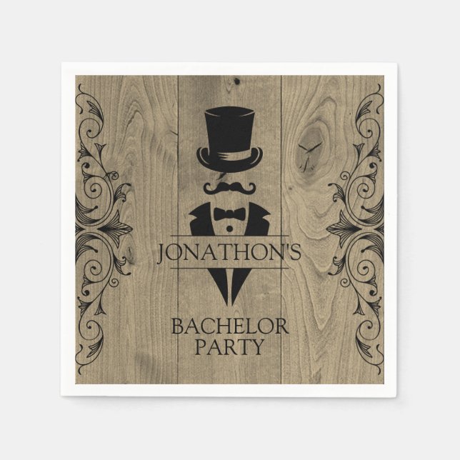 Bachelor Party Supplier Paper Serviette (Vorderseite)