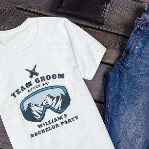 Bachelor Party Team Groom Apres Ski T-Shirt