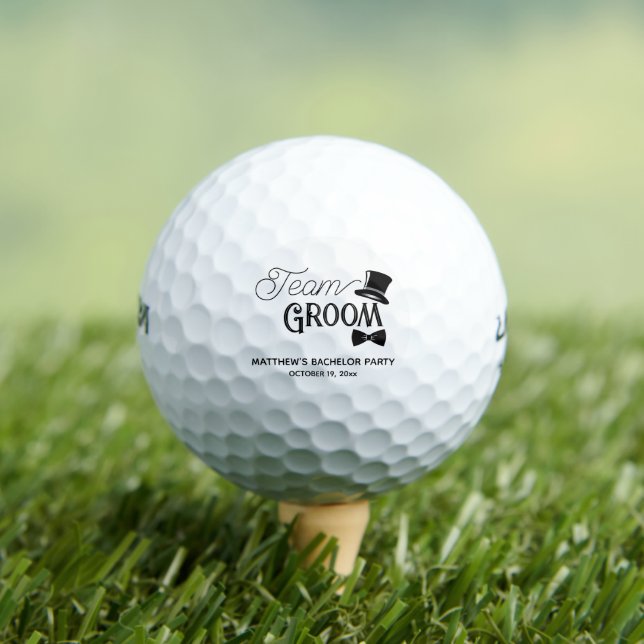 Bachelor Party Team Groom Gastgeschenk Hochzeit Golfball (Insitu T-Shirt)