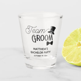 Bachelor Party Team Groom Gastgeschenk Hochzeit Schnapsglas