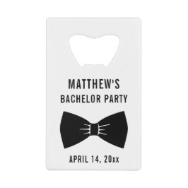 Bachelor Party Tuxedo Bow Krawatte Gastgeschenk Ho Geldbeutel Flaschenöffner