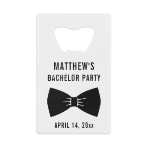 Bachelor Party Tuxedo Bow Krawatte Gastgeschenk Ho Geldbeutel Flaschenöffner