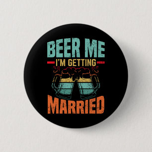 Bachelor Party Verlobte Verlobung für Groß Button
