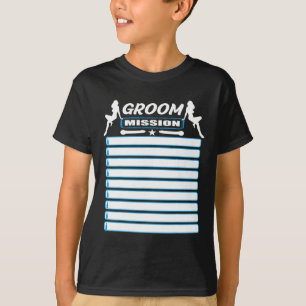 Bachelor Party with Checklist - Aufgaben für die G T-Shirt